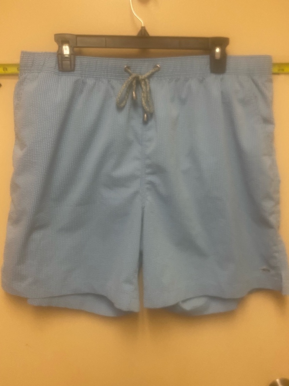 Men's Light Blue Quick-Dry Swim Trunks with Drawstring new without tags